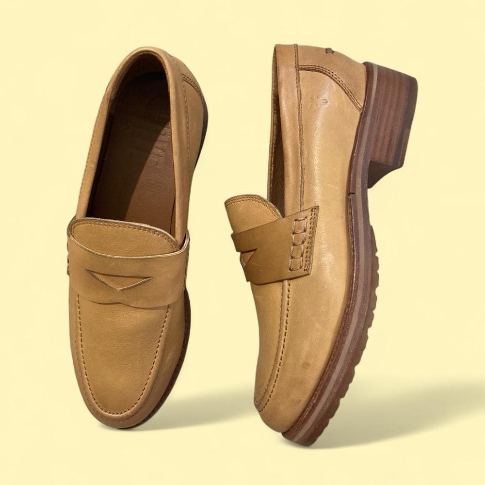 Frye Marigold Melissa Double Sole Leather Loafers
